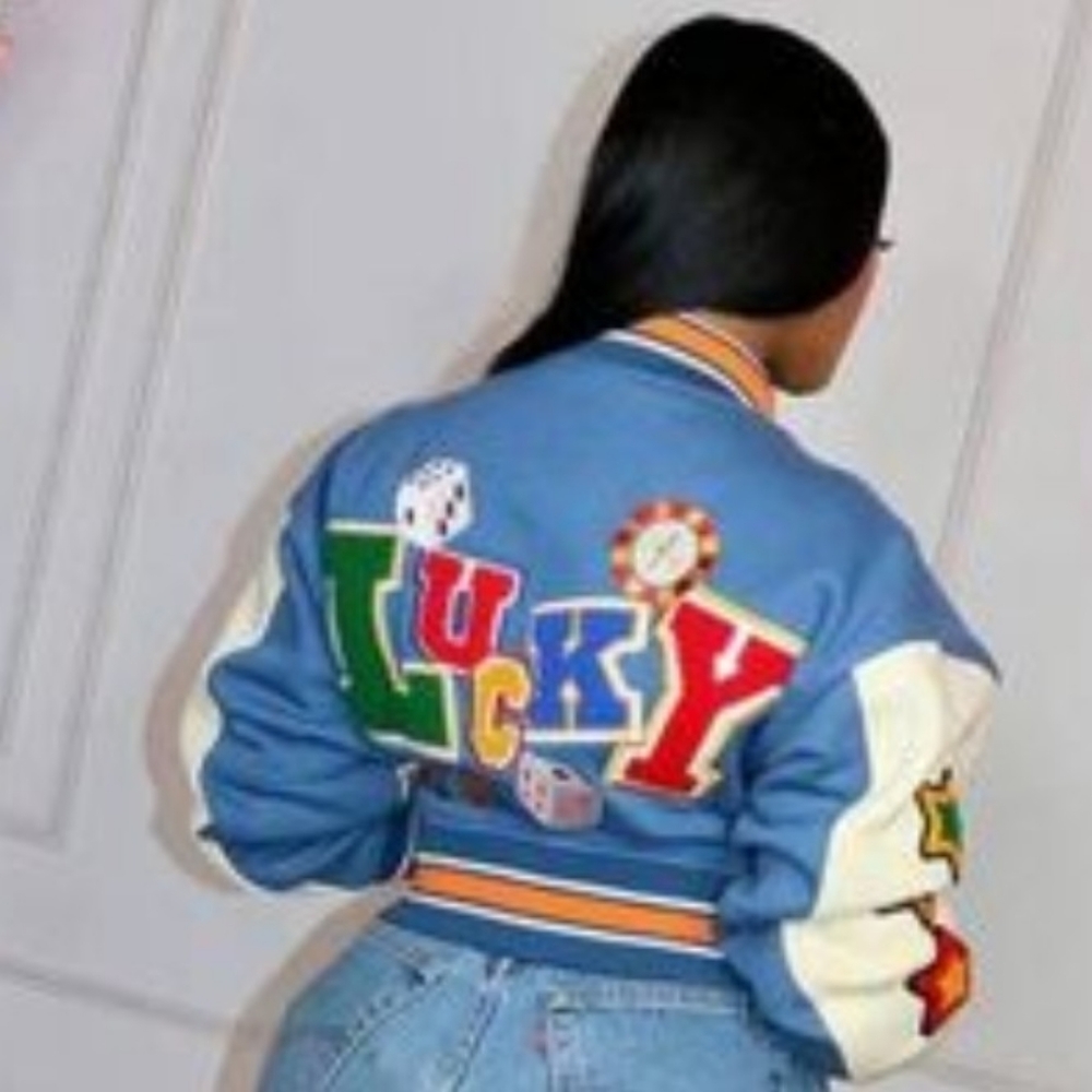 Blue Varsity Jacket - image 3